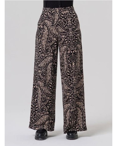 SURKANA PANTALÓN  DE MUJER NEGRO 2