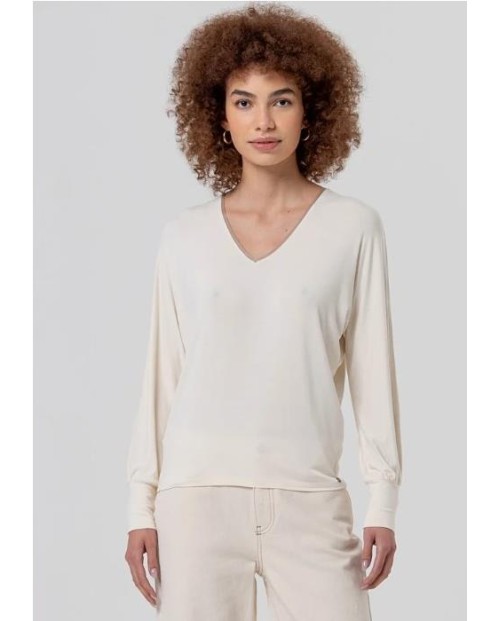 CAMISETA SURKANA DE CUELLO PICO DE BAMBÚ