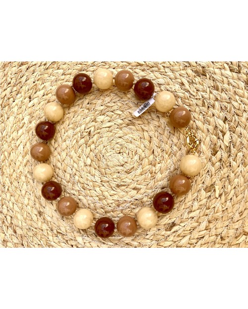 COLLAR BOLAS GRANDES DE RESINA
