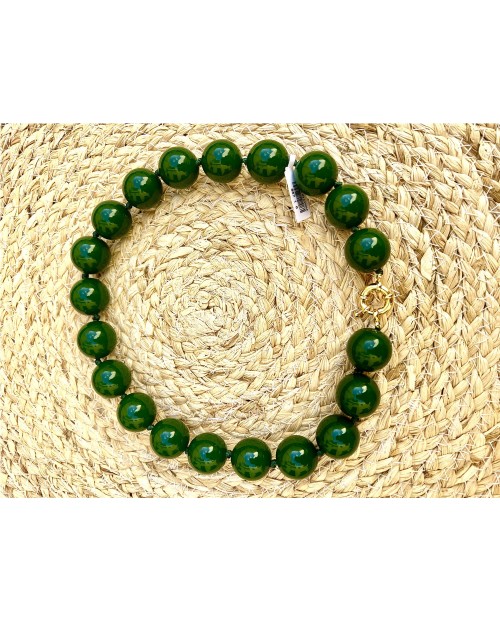 COLLAR BOLAS GRANDES DE RESINA