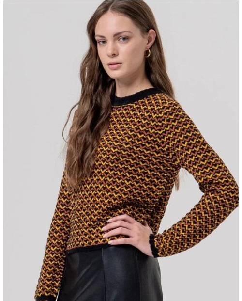 JERSEY SURKANA DE CUELLO REDONDO DE ZIGZAG 2