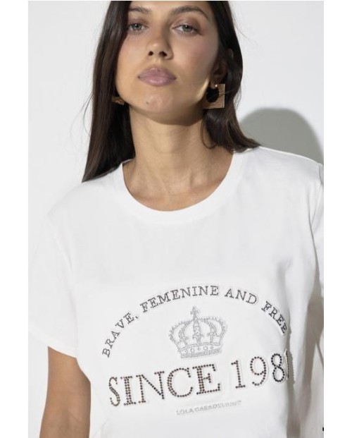 Lola Casademunt Camiseta de mujer blanca