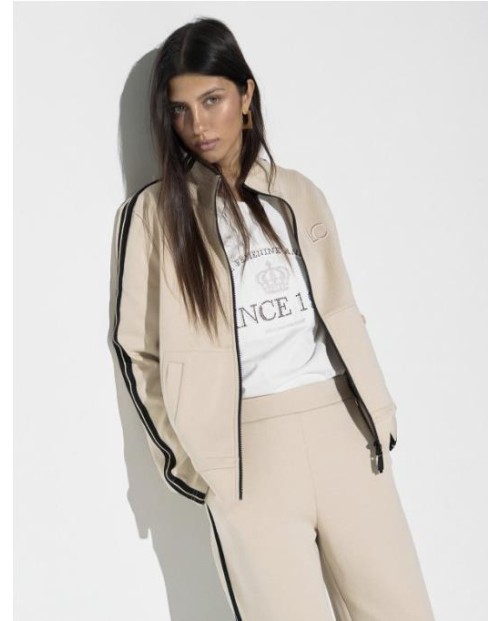 LC SUDADERA DE MUJER BEIGE