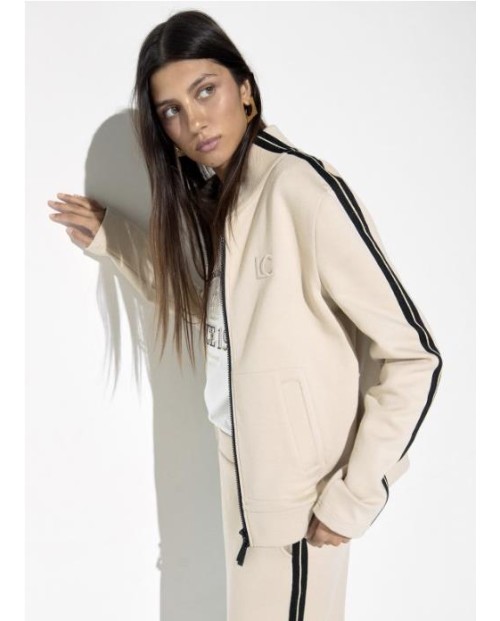 LC SUDADERA DE MUJER BEIGE