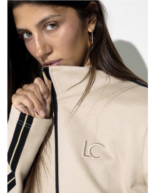 LC SUDADERA DE MUJER BEIGE