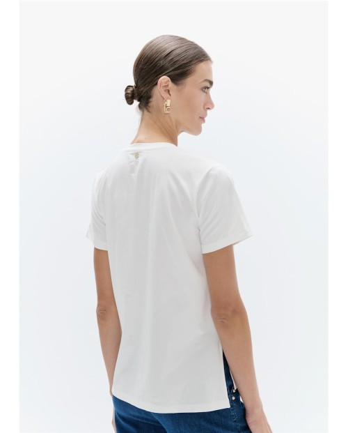LOLA CASADEMUNT CAMISETA DE MUJER BLANCO