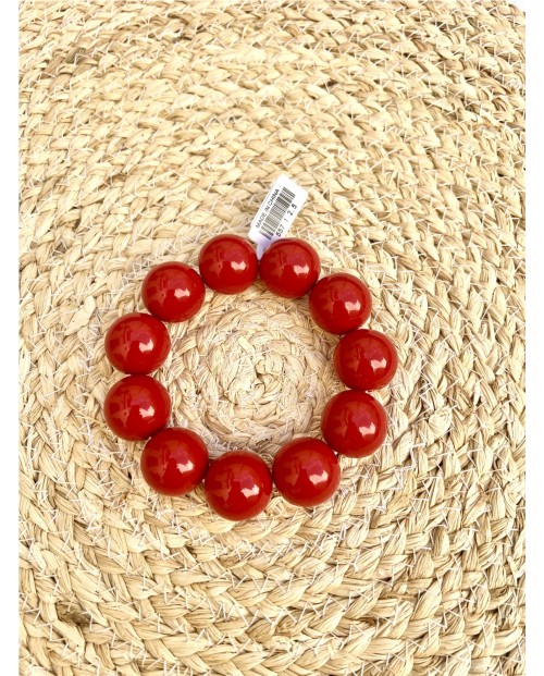 PULSERA DE BOLAS GRANDE DE RESINA