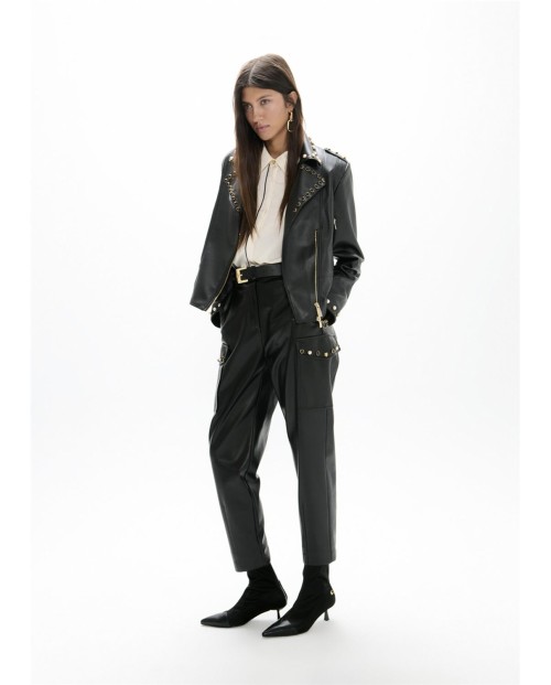 LOLA CASADEMUNT PANTALON DE MUJER NEGRO